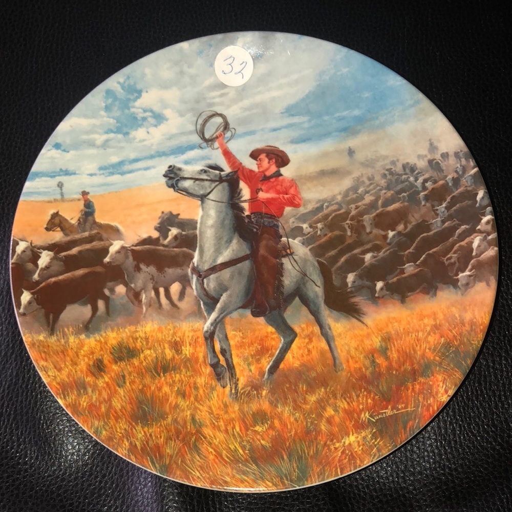 Oklahoma !  Collector Plate  Knowles 1986 by Mort Kunstler